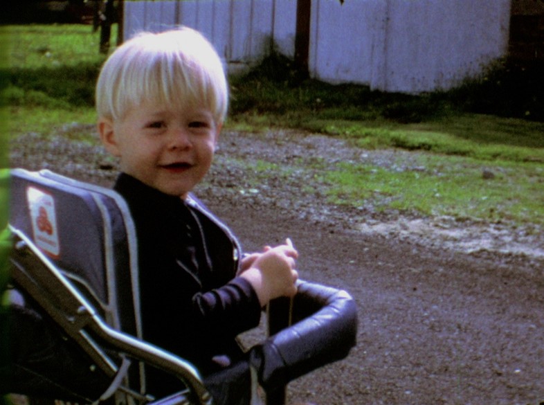 Kurt Cobain, aged two