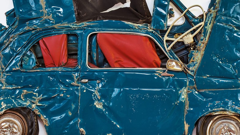 The Paris Review - Ron Arad's Haunting, Flattened Cars Remind of