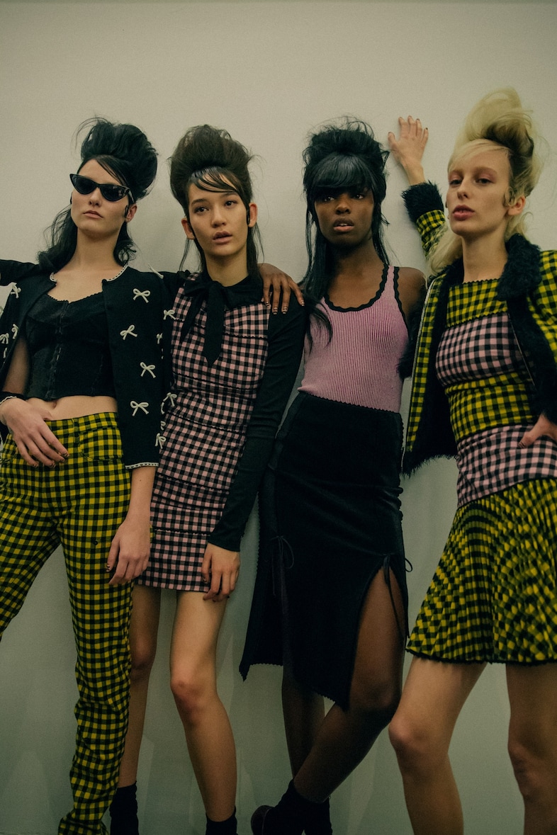 Adam Selman AW 15 Gingham John Waters Fur