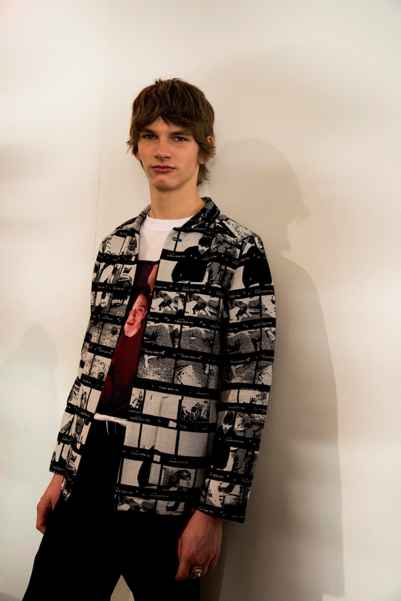 Opening Ceremony AW15, Dazed womenswear film print squares