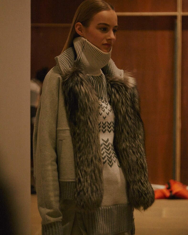 Prabal Gurung AW15 Dazed womenswear turtleneck fur sweater 4