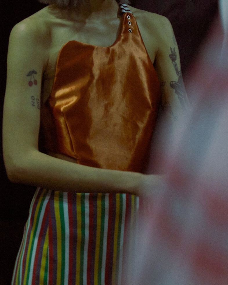 Eckhaus Latta AW15, womenswear, Dazed backstage, detail 15