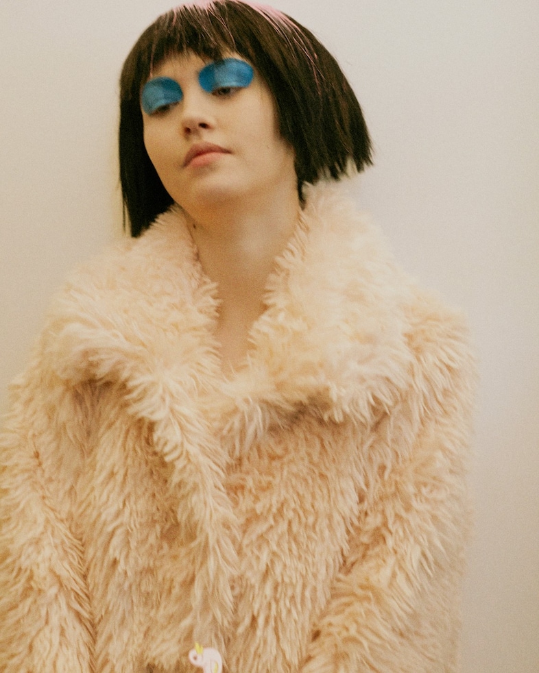 Jeremy Scott AW15, womenswear Dazed backstage charlotte free 13