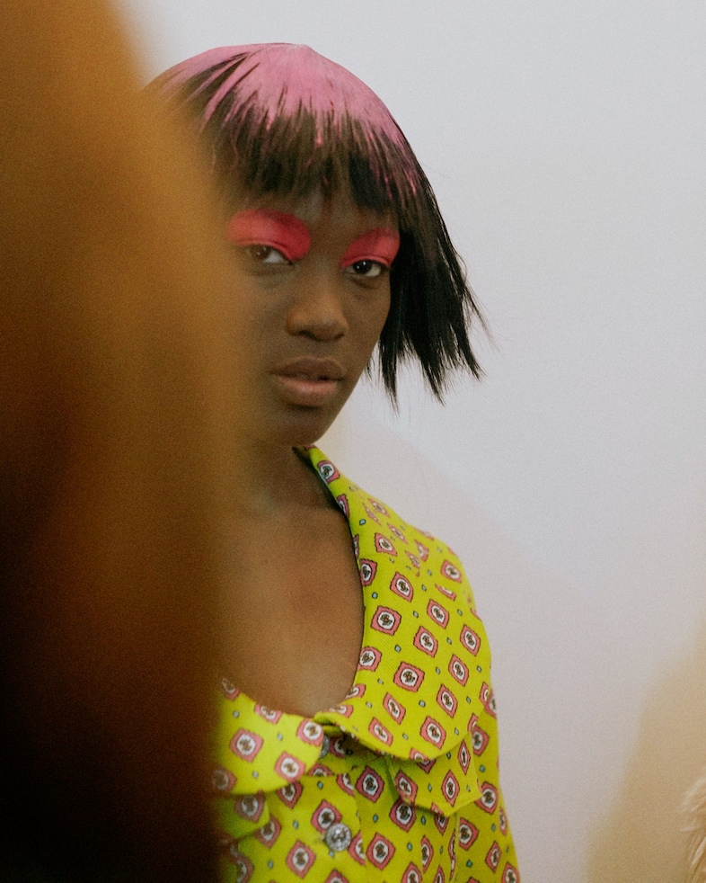 Jeremy Scott AW15, womenswear, Dazed backstage 16