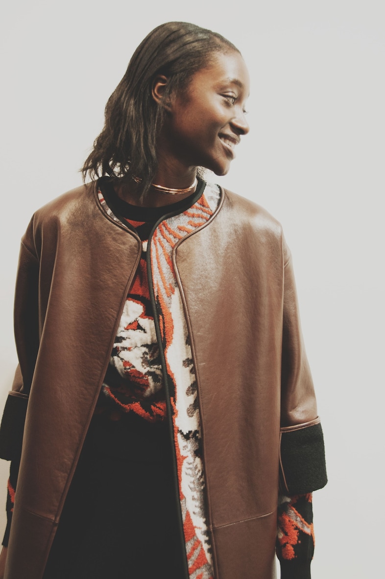  Lucas Nascimento AW15 Dazed backstage womenswear leather