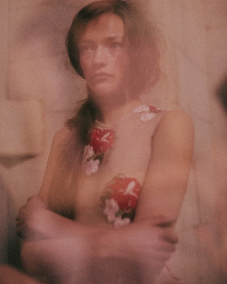 Simone Rochas AW15, Louise Bourgeois, Floral, Sheer 13