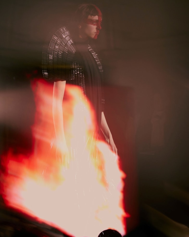 Gareth Pugh AW15, Britannia, Saint George&#39;s Cross 0