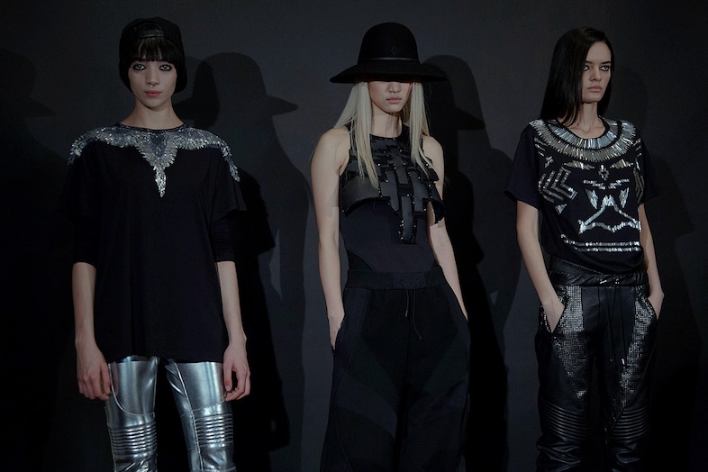 Marcelo Burlon County of Milan AW15 Womenswear silver future