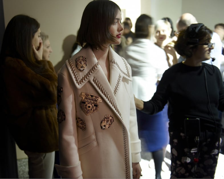 Tod&#39;s AW15, Dazed Digital, womenswear, running stitch