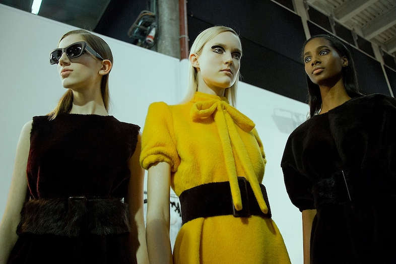 Rochas AW15, Dazed backstage, Womenswear
