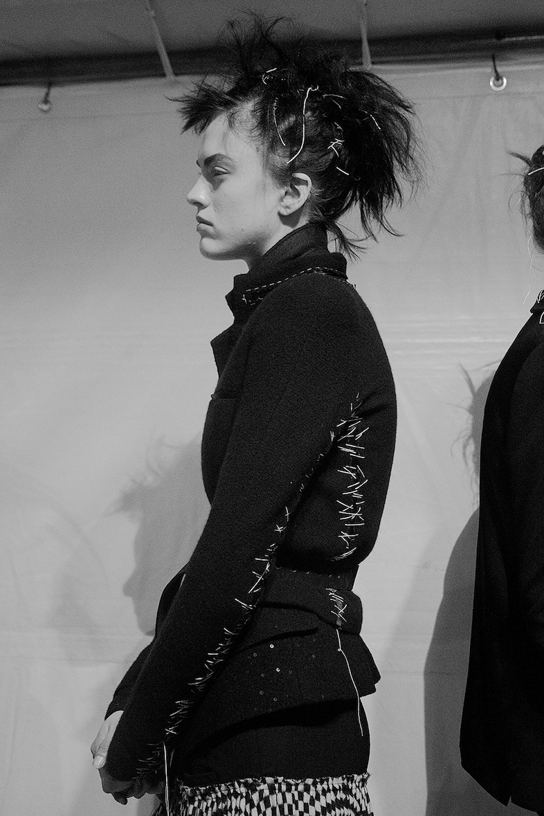 Haider Ackermann AW15, Dazed backstage, Womenswear, Paris