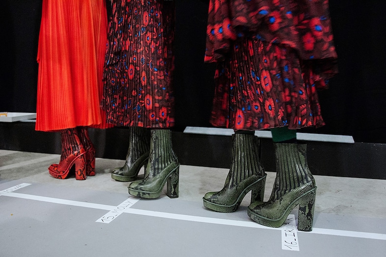 Kenzo AW15, Dazed backstage, Womenswear, Paris