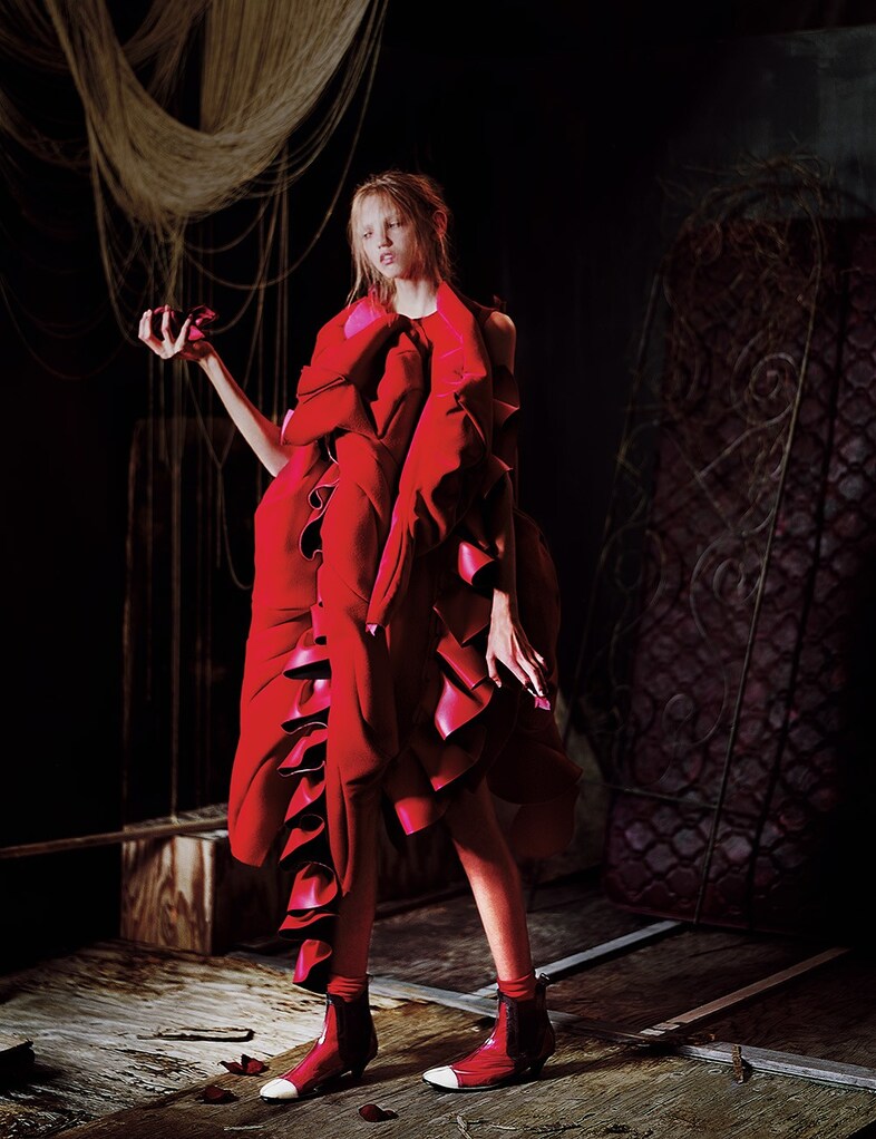 WOTR, Molly Bair, Dazed Spring 2015, Comme des Gar&#231;ons SS15 0