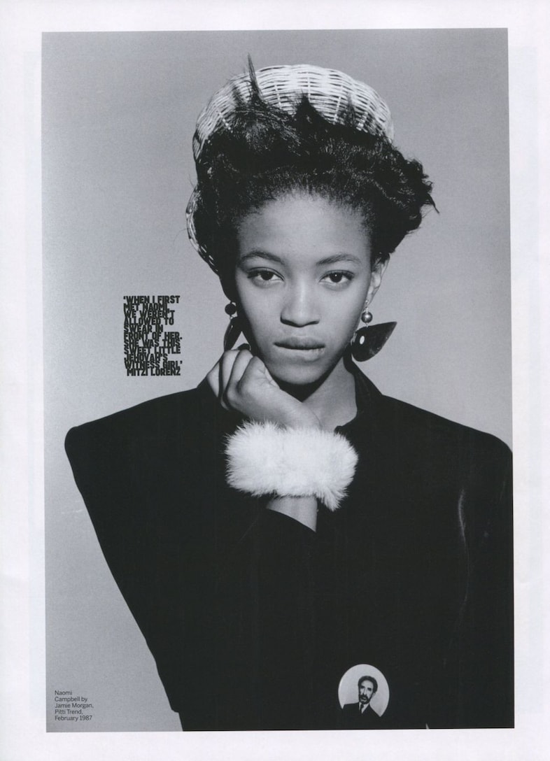Naomi Campbell styled by Ray Petri