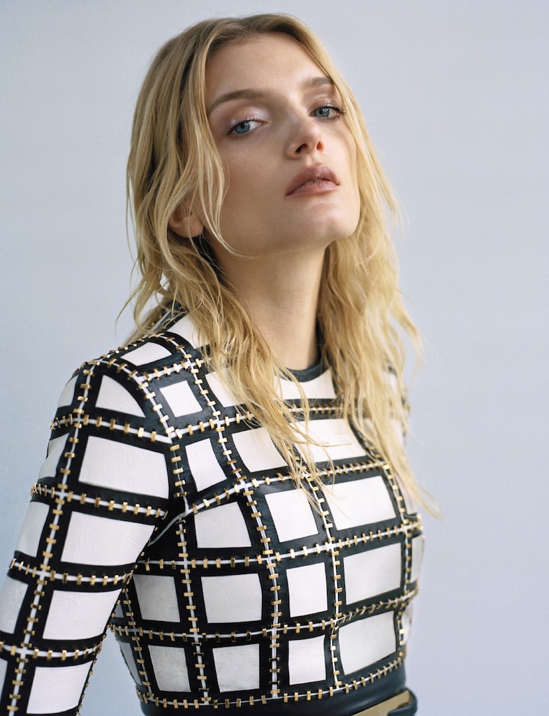 Balmain Brit girl army Lily Donaldson SS15 Olivier Rousteing 2