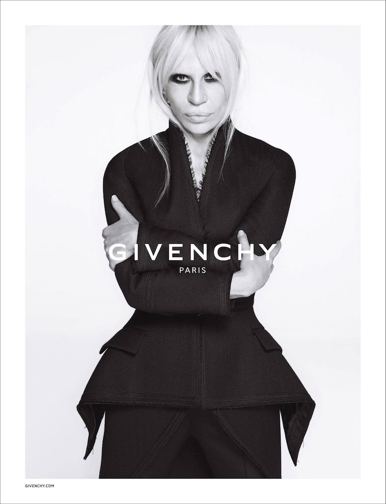 Donatella Versace Givenchy campaign AW15 Riccardo Tisci 1