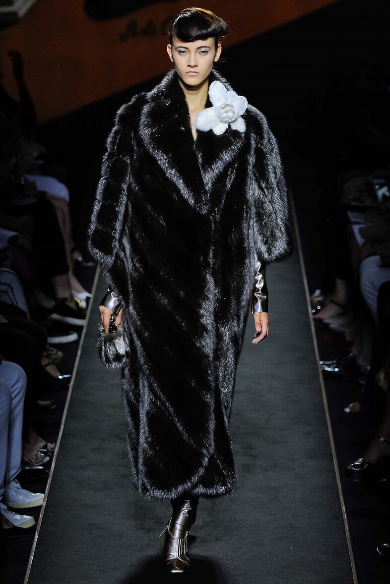 Silver dyed sable by Fendi