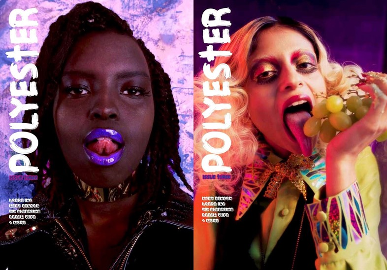 Polyester issue 3 covers, Dazed preview