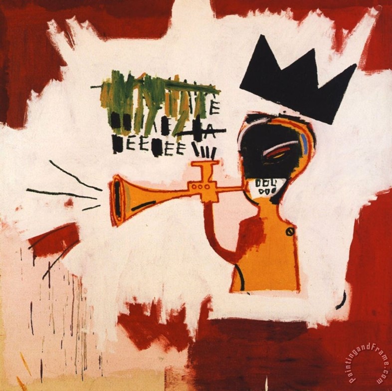 trumpet jean-michel basquiat