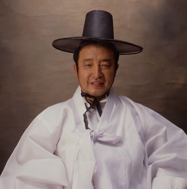 Nam June Paik as Korean emperor &#169;Eric Kroll