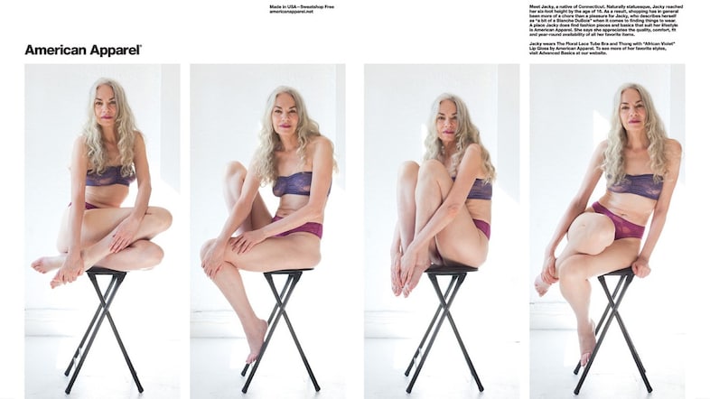 Archive American Apparel campaigns