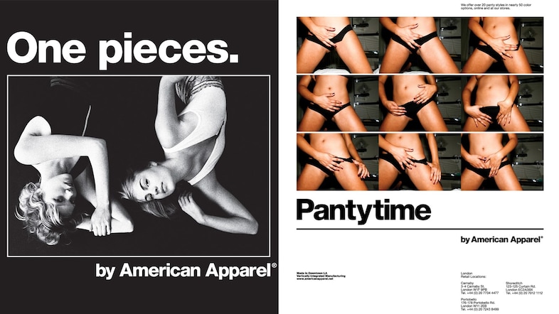 Archive American Apparel campaigns