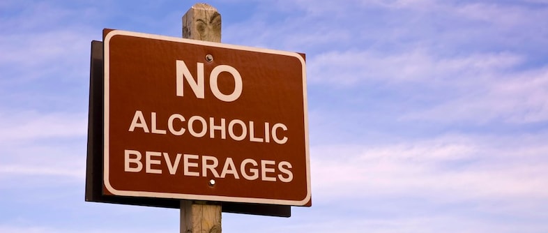 Alcohol sign