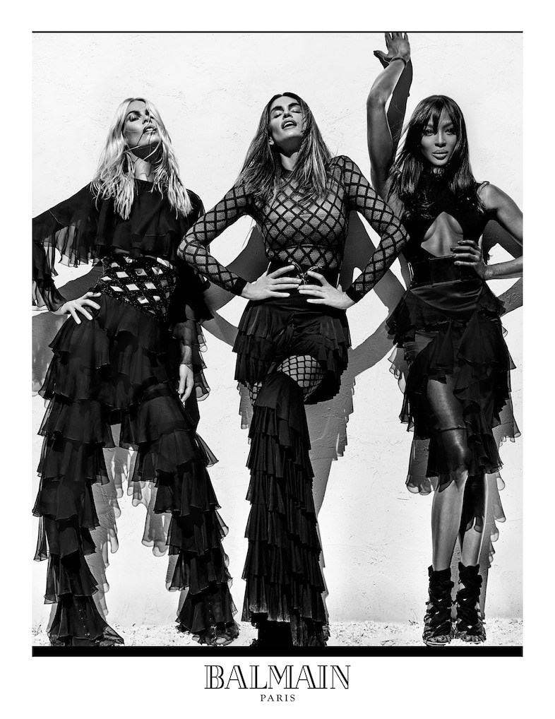 Claudia Schiffer, Cindy Crawford and Naomi Campbell for Balm 0