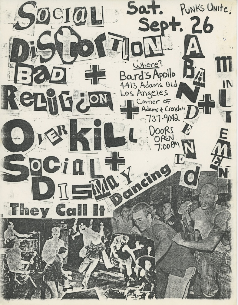 Punk and Hardcore Fliers, Zines and Ephemera – Social Distor 16