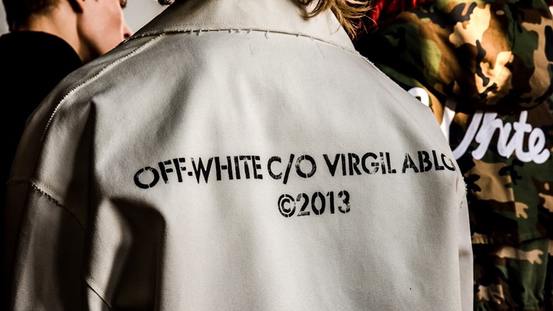Backstage at Off-White AW16, photography Virginie Khateeb