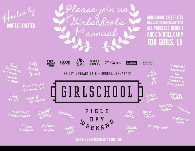 Girlschool, a 100 per cent female-fronted festival