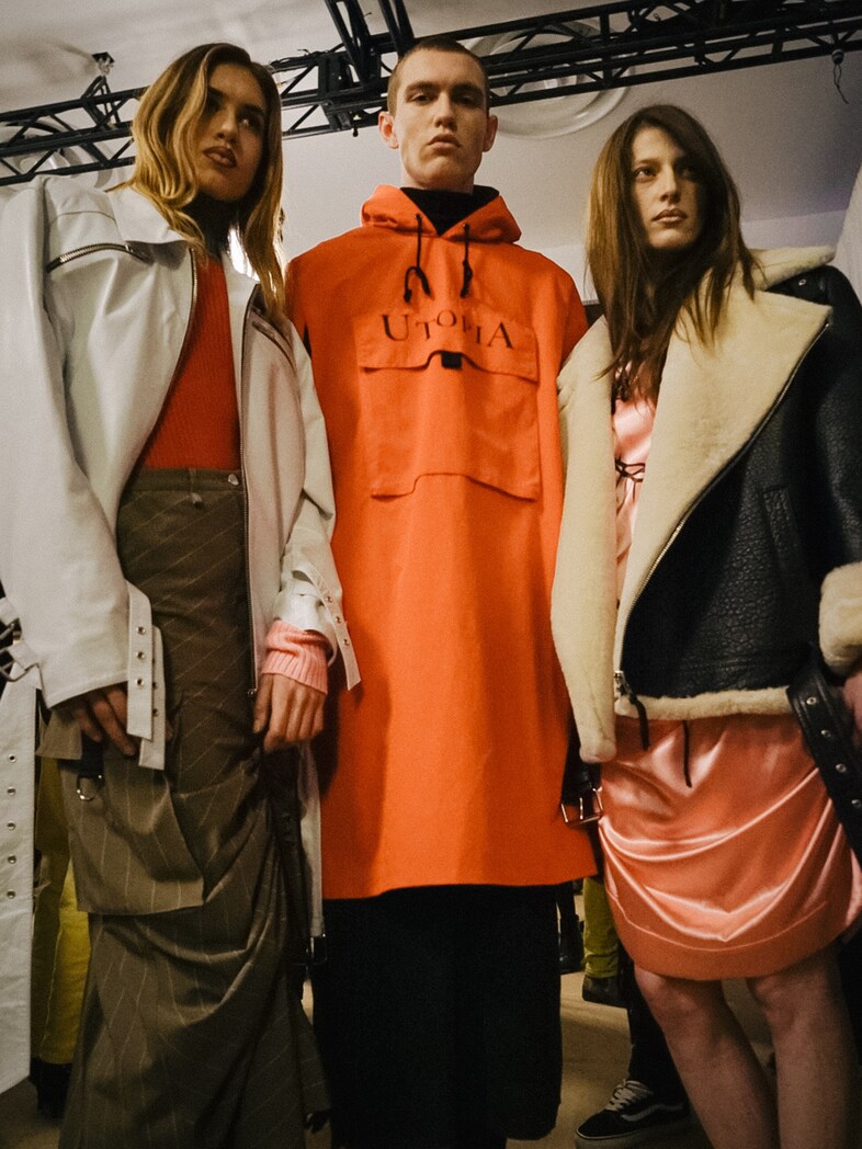 Backstage at VFiles AW16 Anton Belinskiy New York