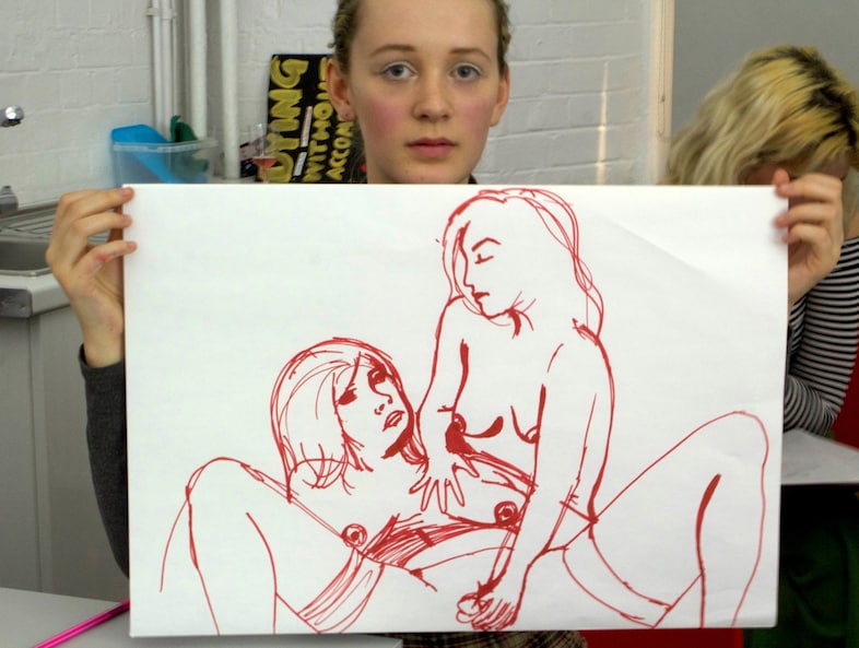 sex worker life drawing