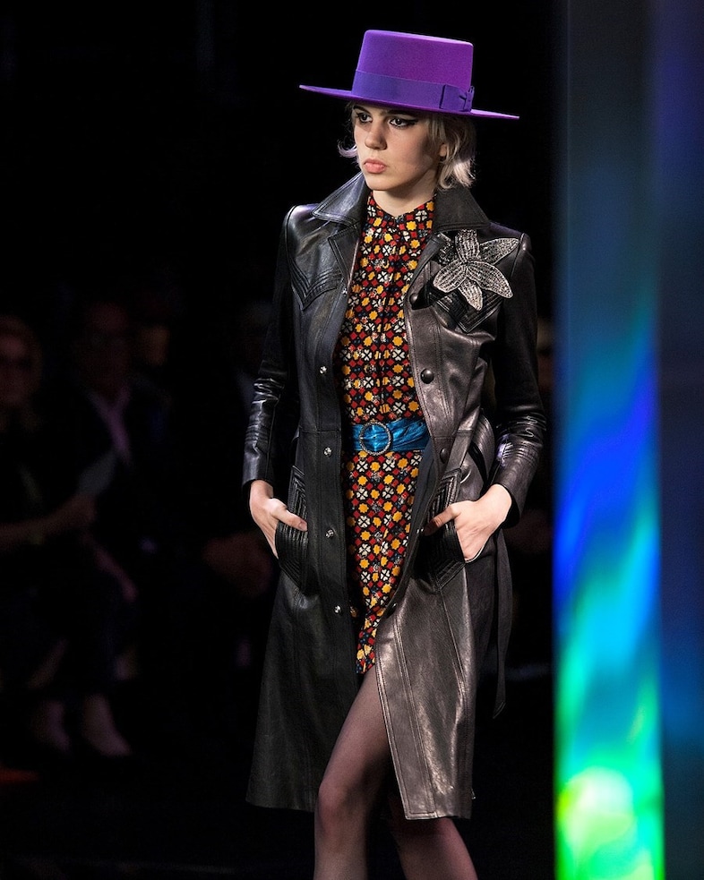 Julia Cumming at Saint Laurent SS15
