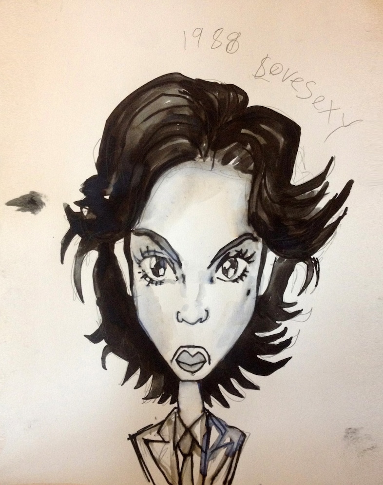 Prince Hair Chart Gary Card Year – 1988, Album – Lovesexy 10
