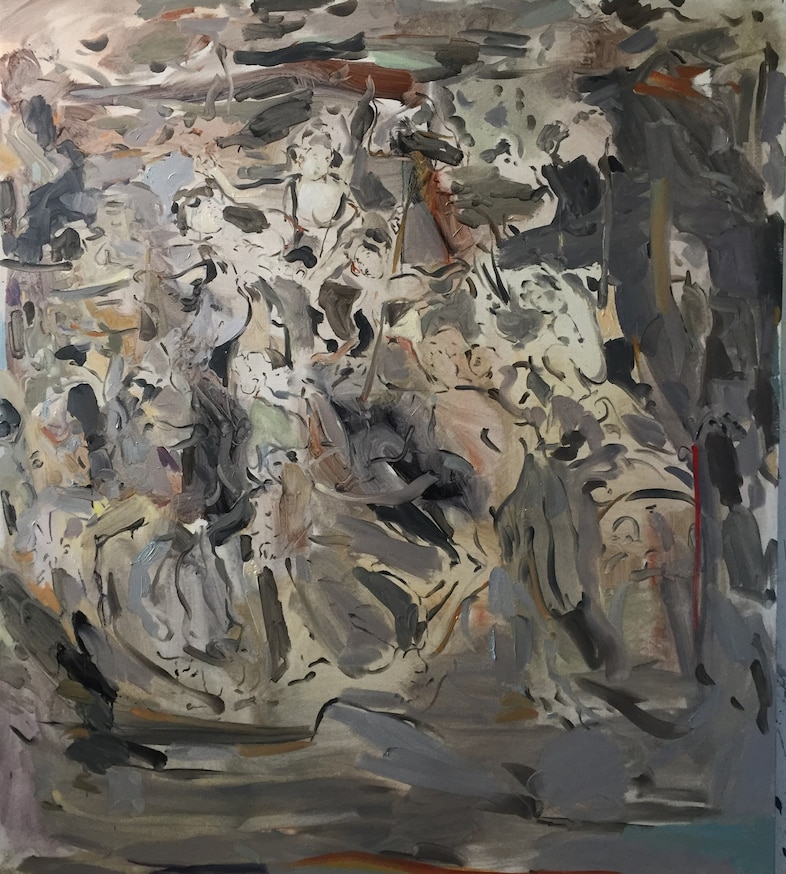 Painting from series “Held On The Tips Of Fingers” 2