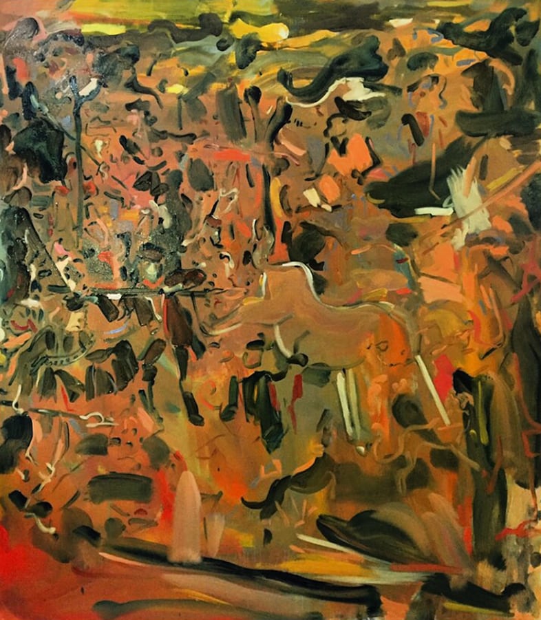 Painting from series “Held On The Tips Of Fingers”