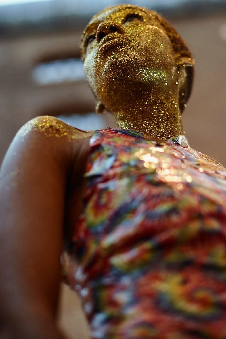Backstage at Edwin Mohney, Central Saint Martins BA 2016