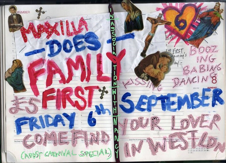 Maxilla, five years of flyers, Lotte Andersen, Dazed