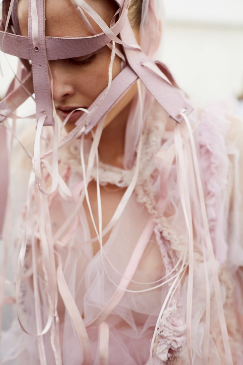 Backstage at Joanna Berling / Jade Gellard, LCF BA 2016