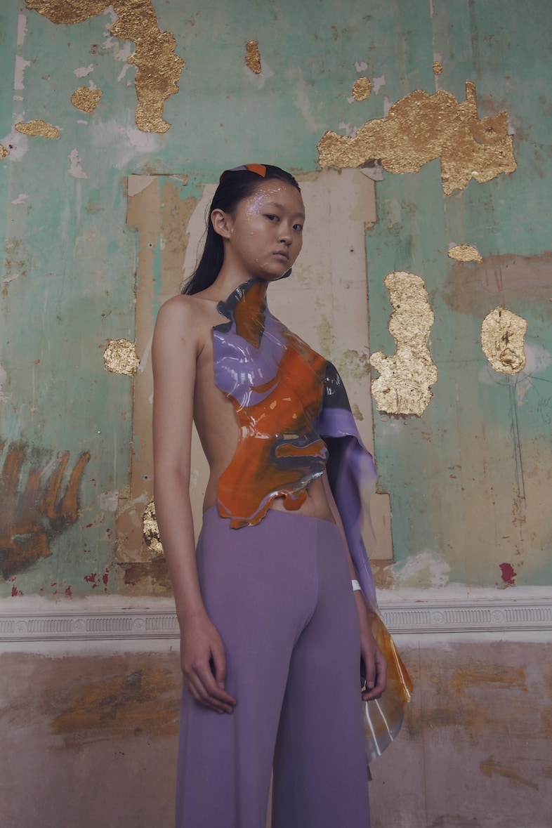 Backstage at Oksana Anilionyte, MA Womenswear 2016