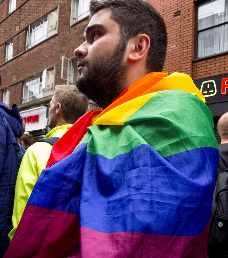 Orlando shooting Soho vigil, photographs by Alice Zoo, Dazed 4