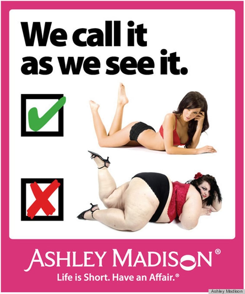 Ashley Madison Fat ad