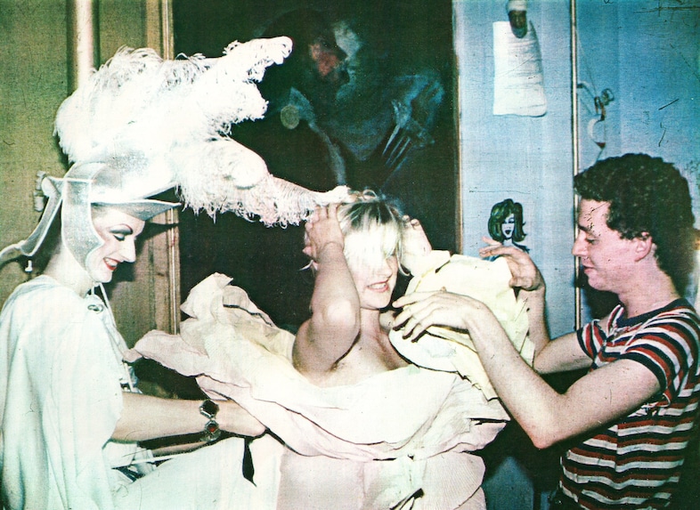 Neo Naturists, Paper Dress at the Embassy Club wit