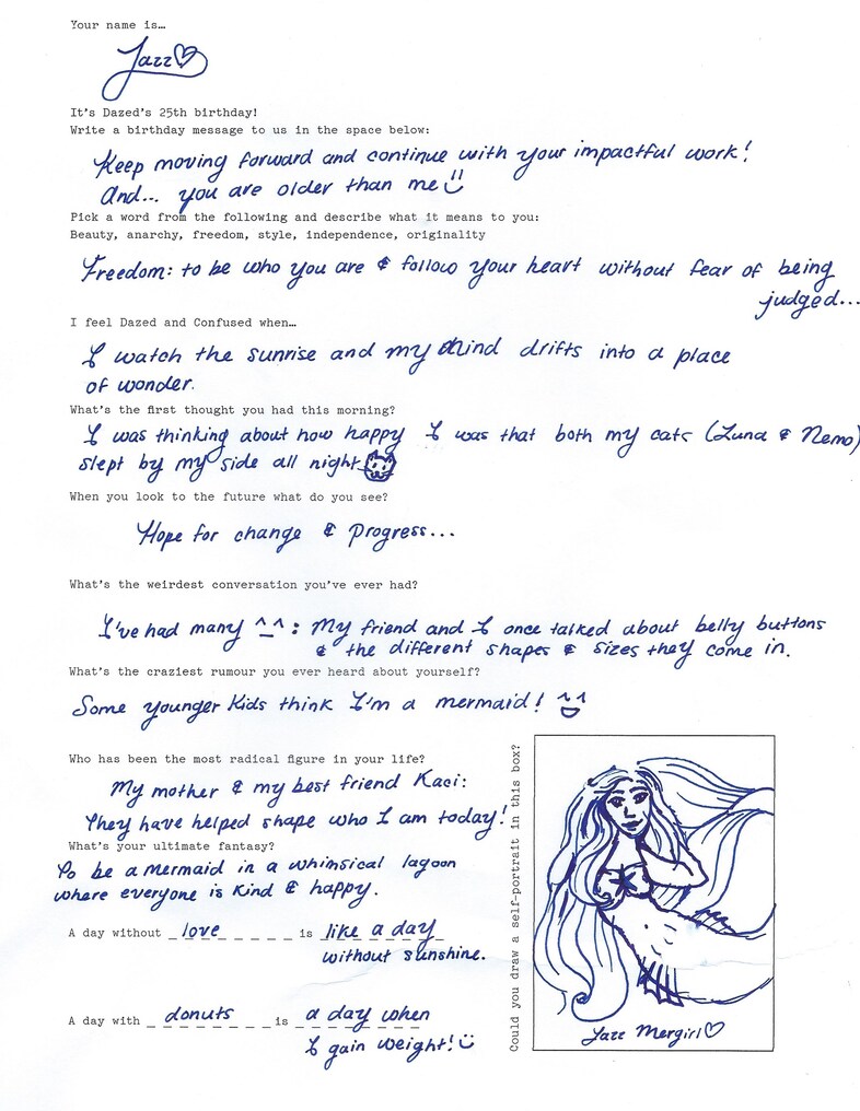 Handwritten Birthday Notes – Autumn/Winter 2016 17