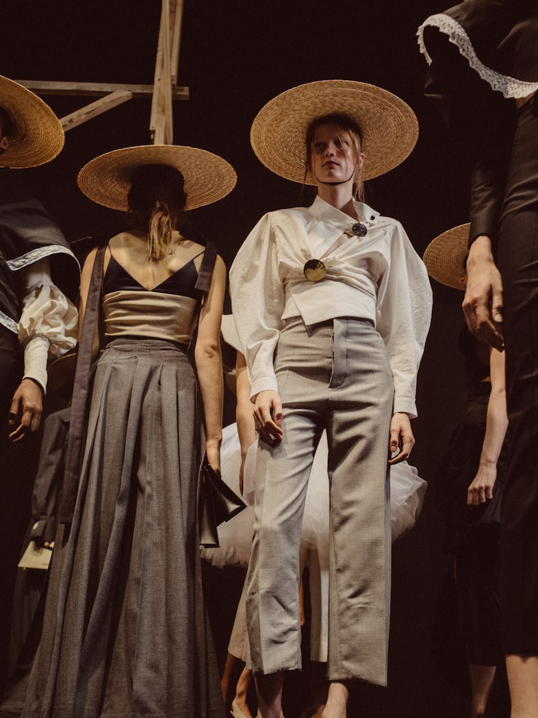 Backstage at Jacquemus SS17 PFW Dazed