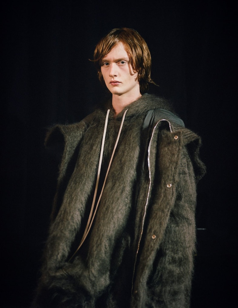 Rick Owens Harry Eelman models Walrus Mastodon casting 10