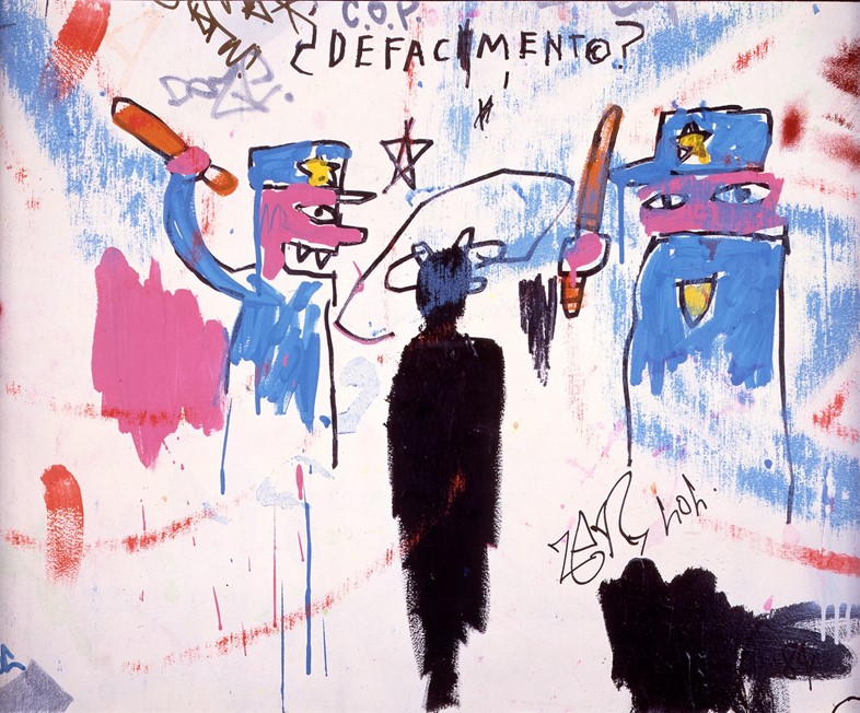 Jean-Michel Basquiat, Defacement _The Death of Mic