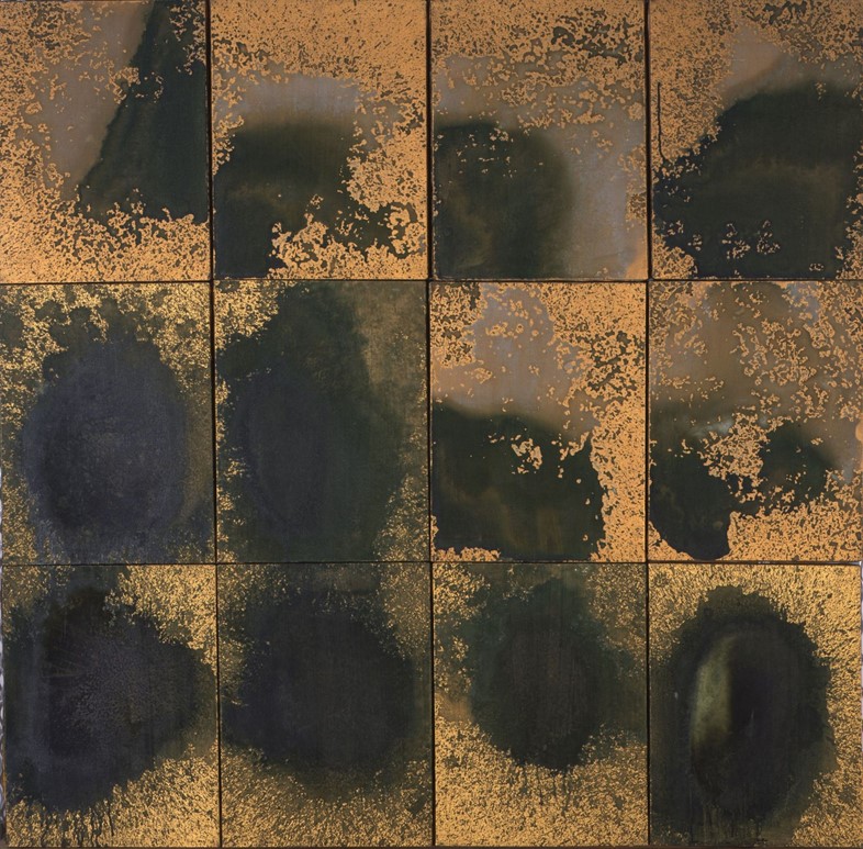 andy warhol piss painting oxidisation 1978