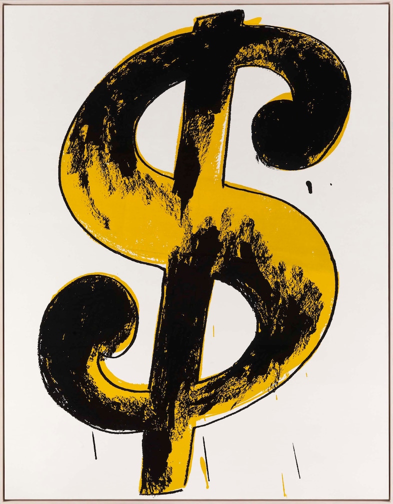 Andy Warhol, Dollar Sign, 1981 6
